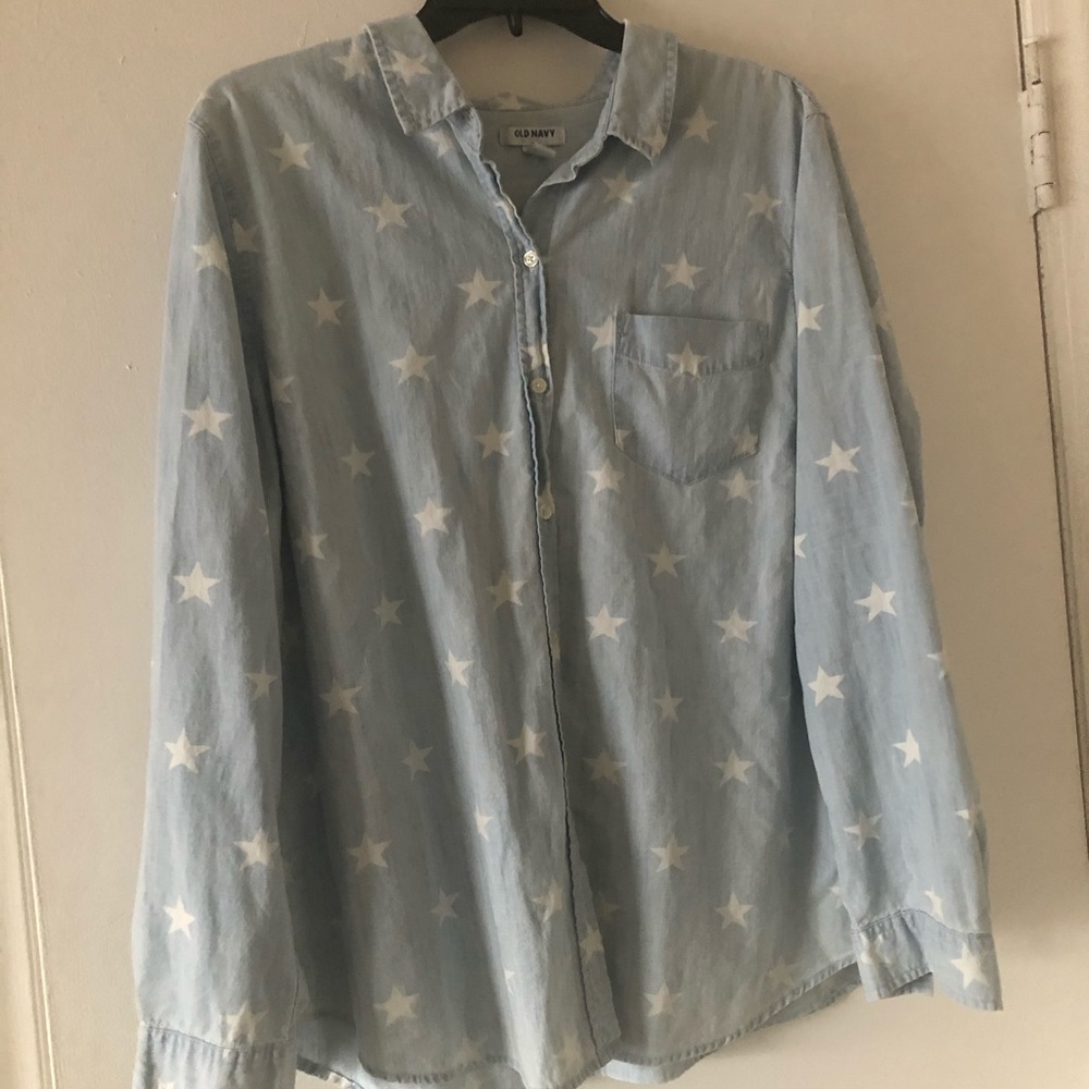 Star Button Down Shirt - image 1